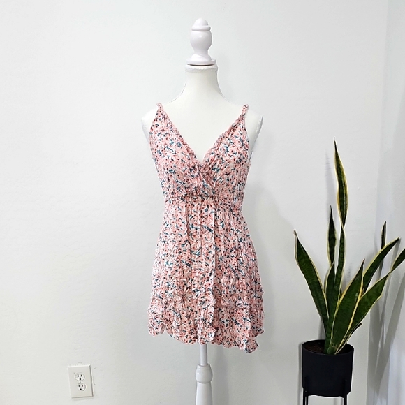 Dresses & Skirts - Floral Pink Sleeveless Dress